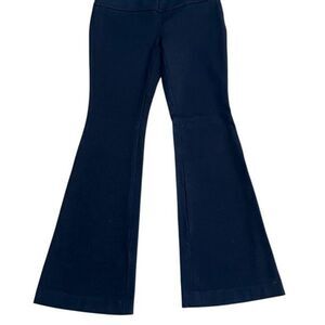 Ann Taylor Petite Black Flare Leg Dress Pants Trousers Size 2P